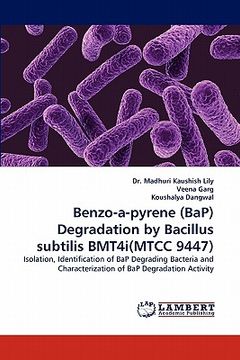 portada benzo-a-pyrene (bap) degradation by bacillus subtilis bmt4i(mtcc 9447)