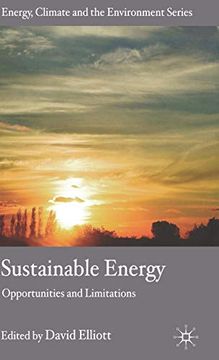 portada Sustainable Energy: Opportunities and Limitations (Energy, Climate and the Environment) (in English)
