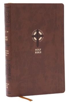 portada Nrsvce Sacraments of Initiation Catholic Bible, Brown Leathersoft, Comfort Print (en Inglés)