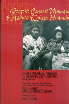 portada Andean Lives: Gregorio Condori Mamani and Asunta Quispe Huaman (en Inglés)