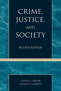 portada crime, justice, and society (en Inglés)