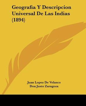 portada geografia y descripcion universal de las indias (1894)