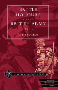 portada battle honours of the british army (1911) (en Inglés)