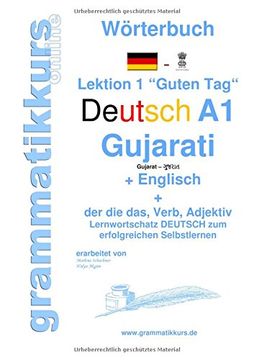portada Wörterbuch Deutsch - Gujarati - Englisch Niveau A1