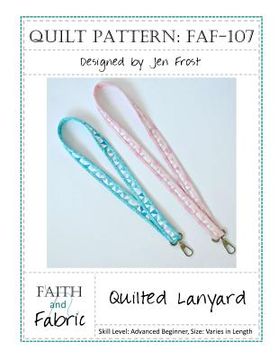 portada Quilted Lanyard Sewing Pattern (in English)