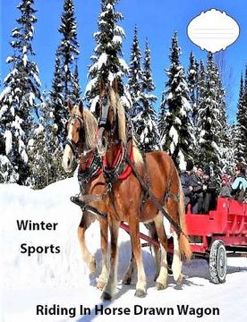 portada Winter Sports Riding In Horse Drawn Wagon: Text on Back Cover (en Inglés)