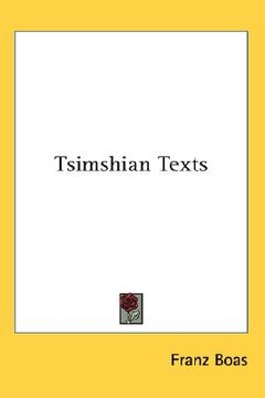 portada tsimshian texts (en Inglés)