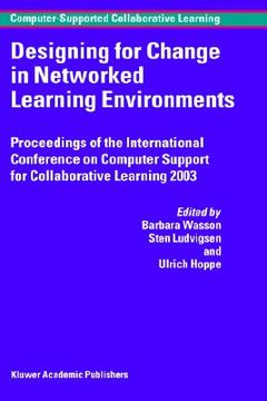 portada designing for change in networked learning environments (en Inglés)
