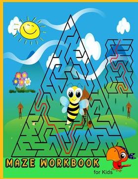 portada Maze Workbook for kids: Activity book for children age 4-8, Game book (en Inglés)