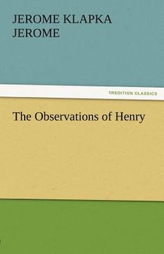 portada the observations of henry (in English)