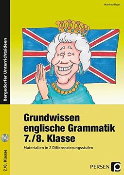 portada Grundwissen Englische Grammatik 7. /8. Klasse: Materialien in 2 Differenzierungsstufen (in German)