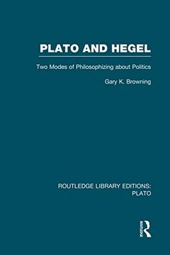 portada Plato and Hegel (Rle: Plato) (en Inglés)