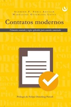 portada Contratos Modernos. Elementos Esenciales y Reglas Aplicadas Para Acuerdos Comerciales (in Spanish)
