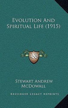 portada evolution and spiritual life (1915) (in English)