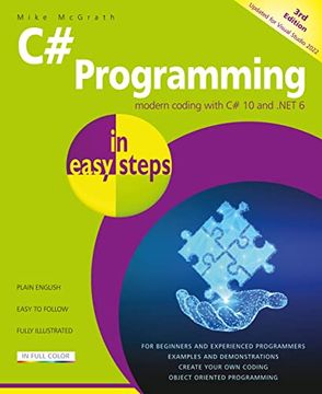 portada C# Programming in Easy Steps: Modern Coding With c# 10 and. Net 6. Updated for Visual Studio 2022 (en Inglés)