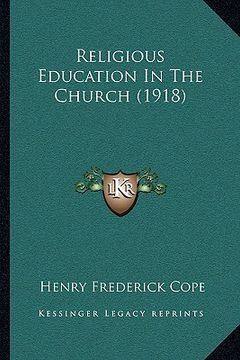 portada religious education in the church (1918) (in English)