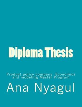 portada Diploma Thesis: Product policy company Economics and modeling Master Program (en Búlgaro)