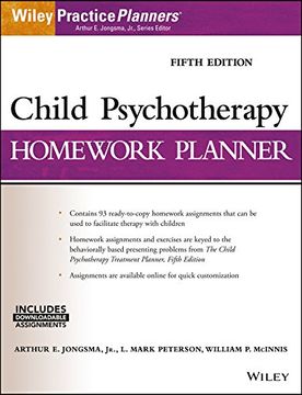 portada Child Psychotherapy Homework Planner (PracticePlanners)