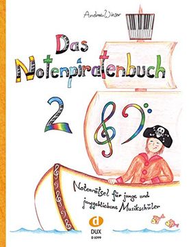portada Das Notenpiratenbuch Band 2: Notenrätsel für junge und junggebliebene Musikschüler (en Alemán)