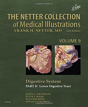 portada 9: The Netter Collection of Medical Illustrations: Digestive System: Part II - Lower Digestive Tract, 2e (Netter Green Book Collection)