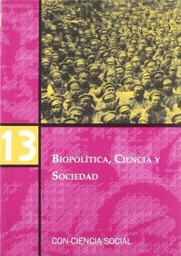 portada Biopolítica, ciencia y sociedad