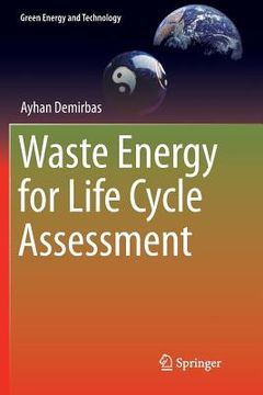portada Waste Energy for Life Cycle Assessment (en Inglés)