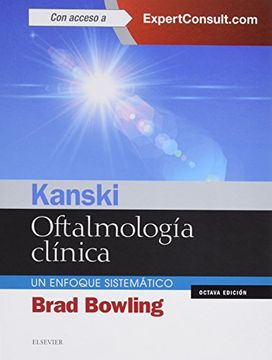 portada Kanski. Oftalmología Clínica y Expertconsult - 8ª Edición