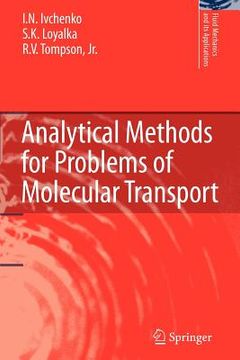 portada analytical methods for problems of molecular transport (en Inglés)