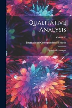 portada Qualitative Analysis: Quantitative Analysis; Volume 70 (en Inglés)