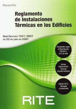 Reglamento De Instalaciones Térmicas En Los Edificios - 7ª Edición