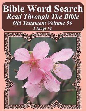 portada Bible Word Search Read Through The Bible Old Testament Volume 56: 1 Kings #4 Extra Large Print (en Inglés)