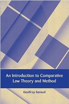 portada An Introduction To Comparative Law Theory And Method (european Academy Of Legal Theory Series) (in English)