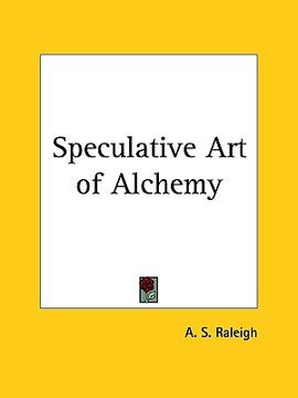 portada speculative art of alchemy (en Inglés)