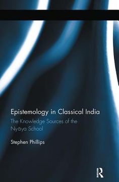 portada epistemology in classical india (en Inglés)