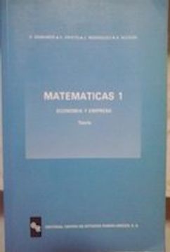 portada Matematicas, I: economia y empresa(teoria)