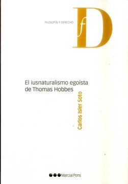 portada El iusnaturalismo egoísta de Thomas Hobbes (Filosofía y derecho)