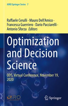 portada Optimization and Decision Science: Ods, Virtual Conference, November 19, 2020 (en Inglés)