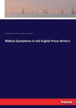 portada Biblical Quotations in old English Prose Writers (en Inglés)