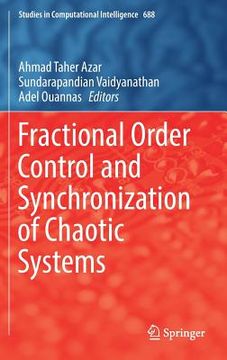 portada Fractional Order Control and Synchronization of Chaotic Systems (en Inglés)