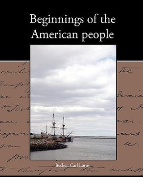 portada beginnings of the american people (en Inglés)