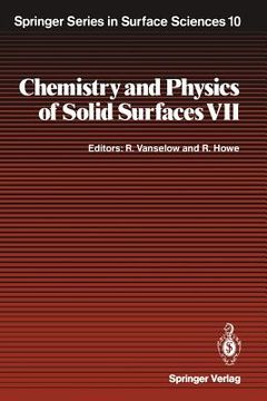 portada chemistry and physics of solid surfaces vii (in English)