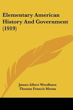 portada elementary american history and government (1919)