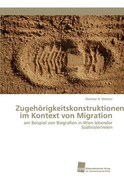 portada Zugehörigkeitskonstruktionen im Kontext von Migration (in German)