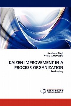 portada kaizen improvement in a process organization (en Inglés)