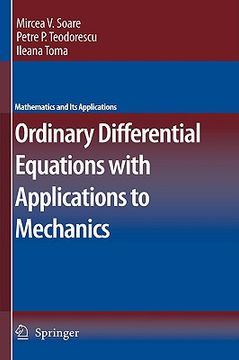 portada ordinary differential equations with applications to mechanics (en Inglés)