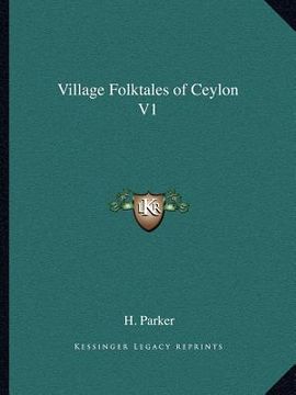 portada village folktales of ceylon v1 (en Inglés)