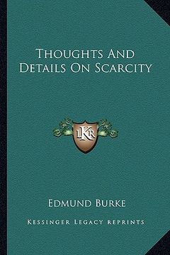 portada thoughts and details on scarcity (in English)
