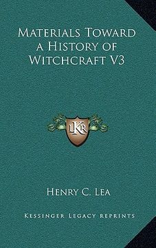 portada materials toward a history of witchcraft v3 (en Inglés)