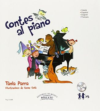 portada Contes al piano (en Inglés, Español, Catalán, Francés)