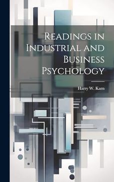 portada Readings in Industrial and Business Psychology (en Inglés)